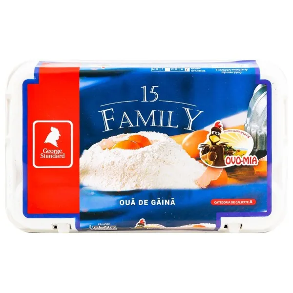 Oua de gaina George Standard Family 15 buc - image 1