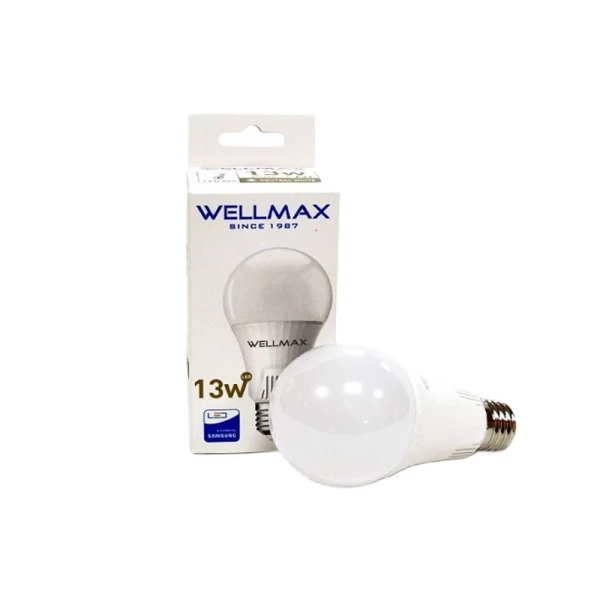 Bec Led 11 W, Alba/Rece 6500 K, A60-11W, WELLMAX - image 1