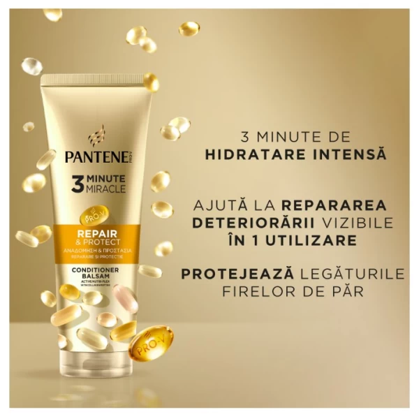 Pantene Шампунь Repair & Protect 400 мл + Маска 3 мин  220 мл - image 3