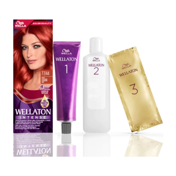 Wellaton Vopsea de par Rosu vulcanic 77/44, 110ml - image 2