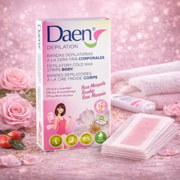 Daen Benzi depilatoare pentru corp Rose 16 buc - image 2