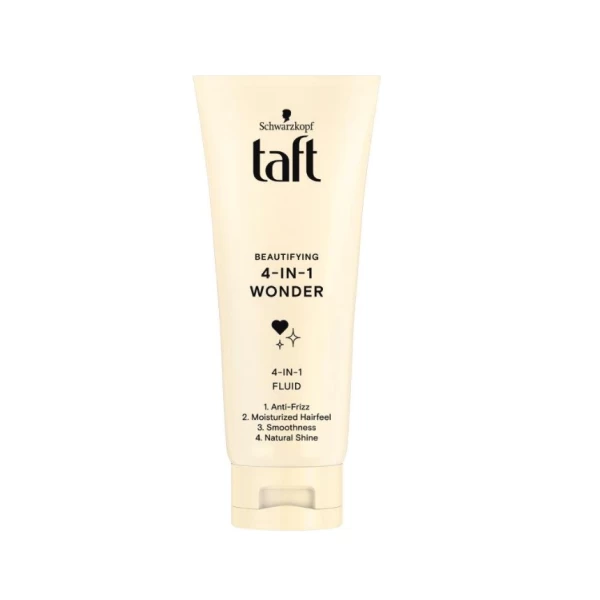 Taft Fluid Wonder 4in1 pentru coafuri cu stralucire naturala si un par cu aspect sanatos, 100 ml - image 1