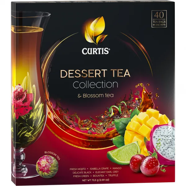 Curtis Ceai Set 40pac Dessert Blooming Tea Collection - image 2
