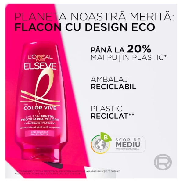 Elseve Balsam 200ml Color Vive, pentru par vopsit - image 8