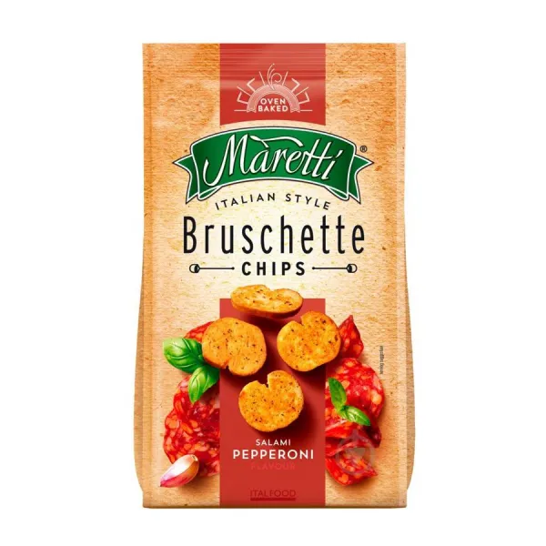 Брускетты Maretti Salami peperoni 70 г - image 1