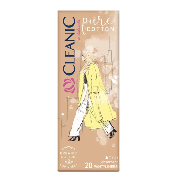 Cleanic Pure Cotton Absorbante zilnice Panty 20 buc - image 1