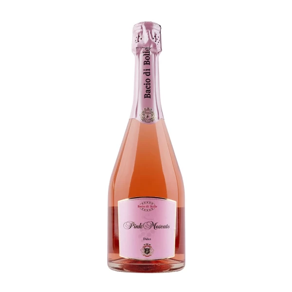 Vin spumant Bacio di Bolle Pink Moscato Rosé Dulce 0,75L - image 1