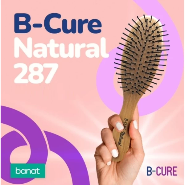 Banat Perie de păr B-Cure Natural 287 - image 2