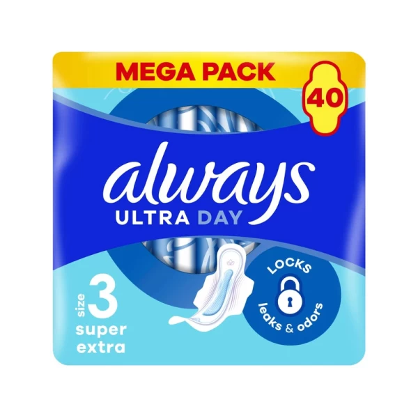 Always Прокладки Ultra Quatro Super Extra S3 40 шт - image 1