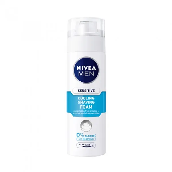 Nivea Spuma de ras Sensitive Cooling 200 ml - image 1