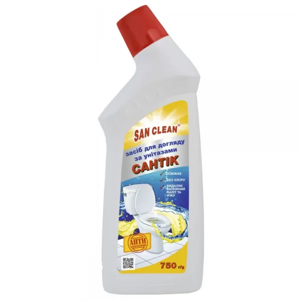 Santic WC pentru întreținerea toaletelor Aromă de Citrice, 750 ml - image 2