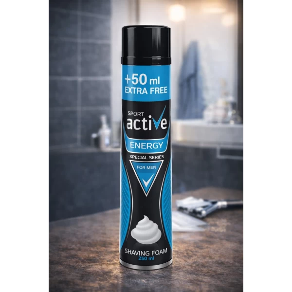 Active Sport Spuma de ras 300ml Energy - image 2