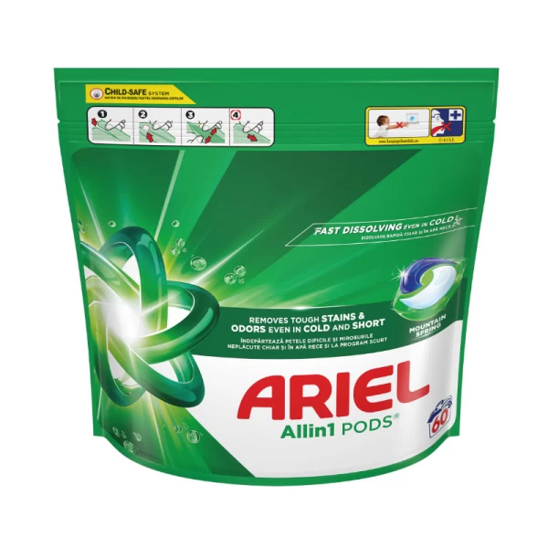 Ariel Капсулы для стирки 60 шт Mount Spring - image 1