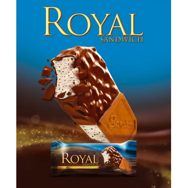 Royal Sandwich Inghetata Vanilie 110g - image 2