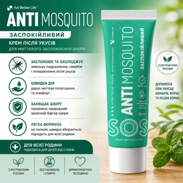 ANTI mosquito crema dupa muscaturi 50ml - image 3