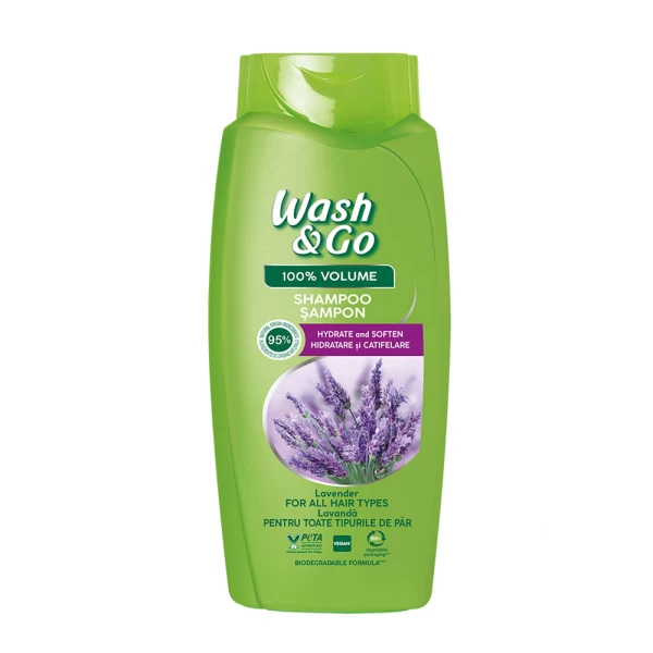 Wash&Go Sampon 675ml cu extract de Levantica - image 1