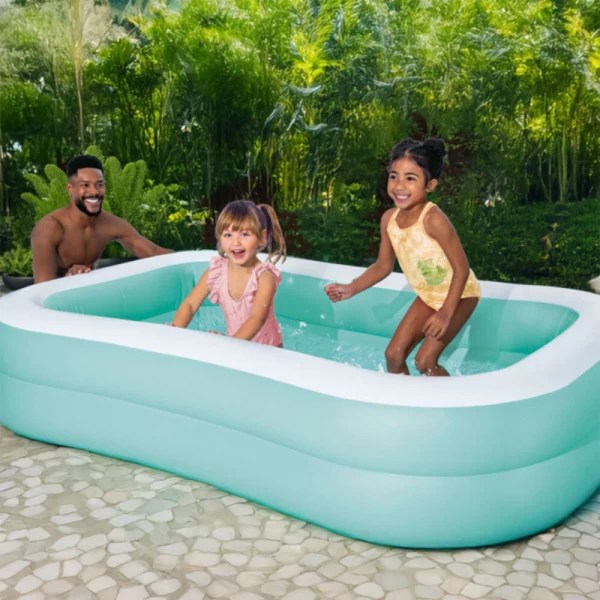 Piscină gonflabilă pentru copii Swim Center Family Aqua, 229×147×46 cm, 600 L, 3+ ani, Intex (57181) - image 2