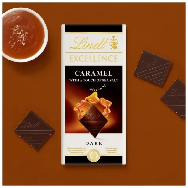 Шоколад Lindt Excellence темный с карамелью 100г - image 2