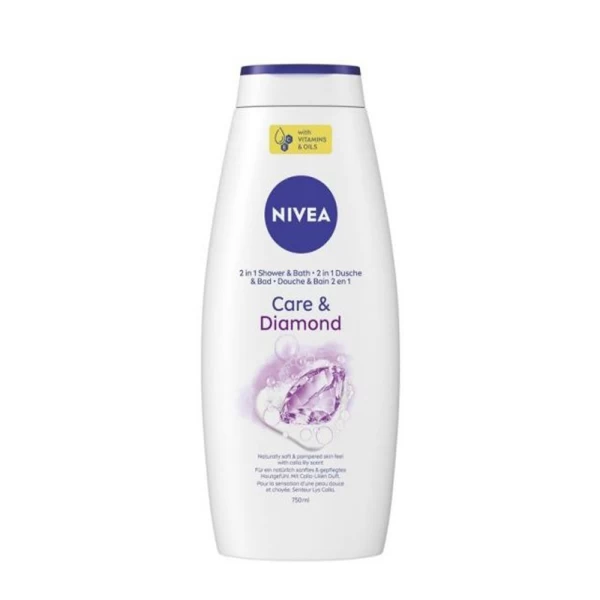 Nivea Гель для душа Care & Diamond 750 мл - image 1
