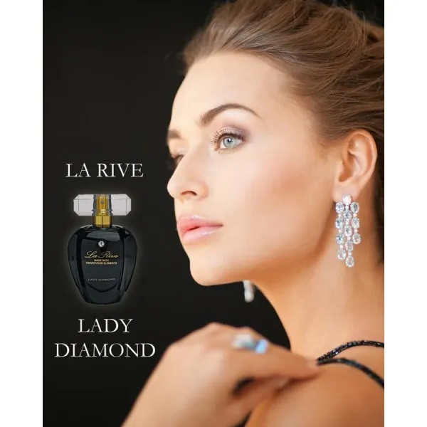 Парфюмированная вода для женщин La Rive Lady Diamond Made with Swarovski elements 75 мл - image 2