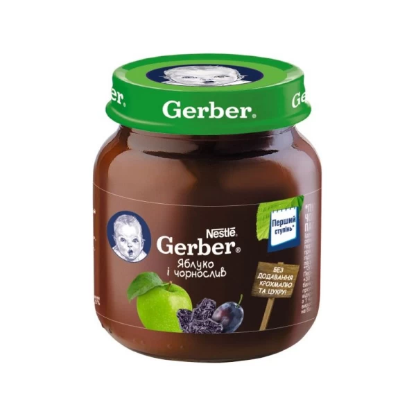 Gerber Piure din mere si prune 130gr - image 1