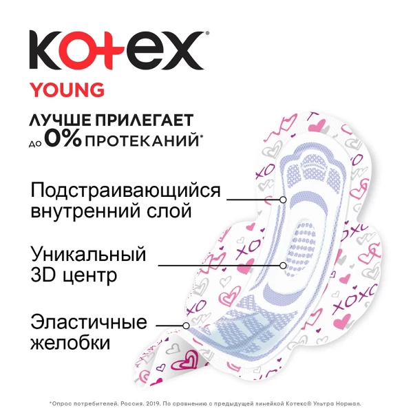 Kotex Гигиенические прокладки Young Ultra 9 шт - image 3
