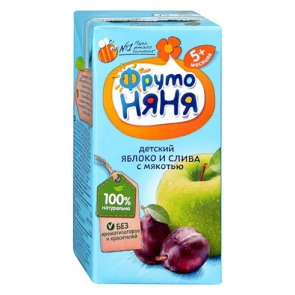 FrutoNanny Suc din mar, prune 200 ml ( 5+) - image 2