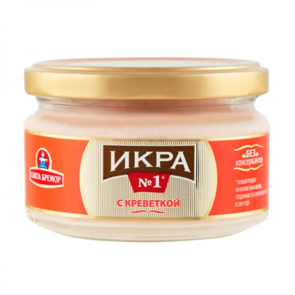 Icre de moivă deliciose cu creveta 180gr - image 1