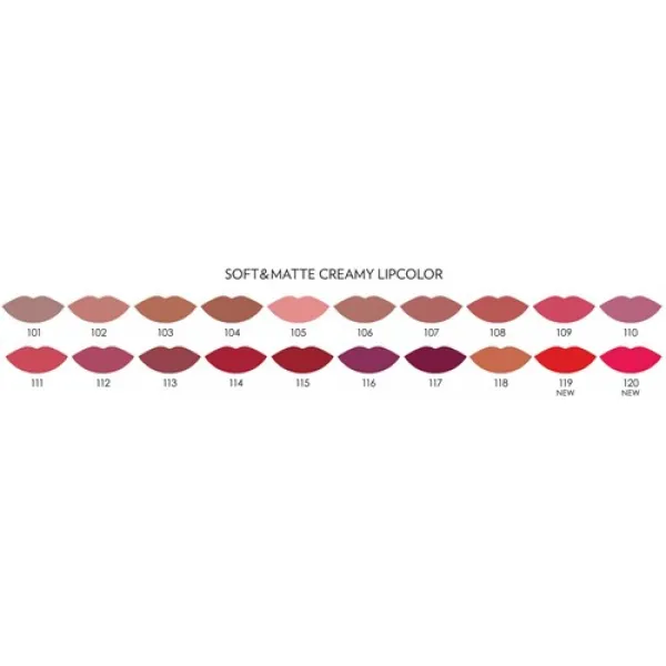 Golden Rose Матовая помада-крем Soft Cremos 101 - image 2