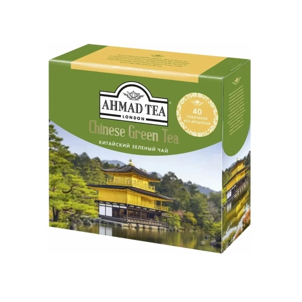Ahmad Tea Ceai verde Chinese Green Tea 40 plicuri - image 3