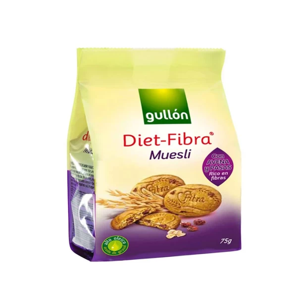Gullon Biscuti Diet Fibra Muesli 75g - image 1