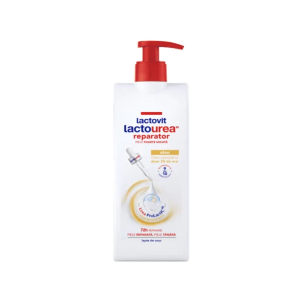 Lactovit Lapte de corp reparator 400 ml Oleo Lactourea - image 1
