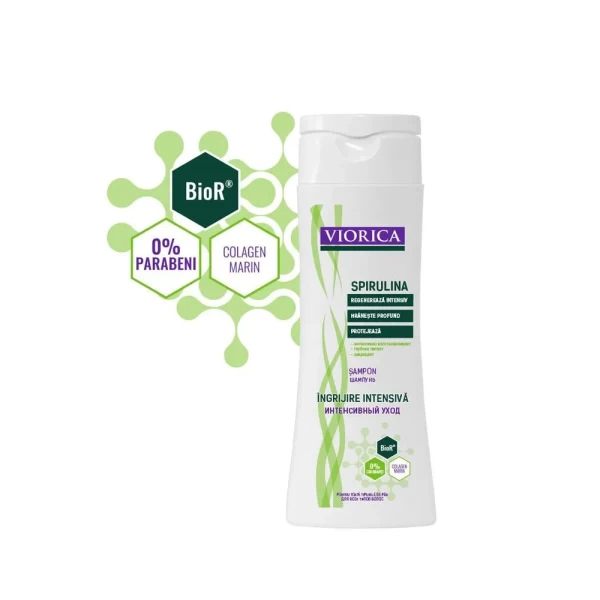 Шампунь Viorica Spirulina интенсивный уход 500 мл - image 2