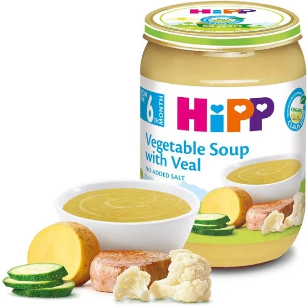 HiPP Пюре Овощной суп с курицей (6+ мес.), 190 г - image 2