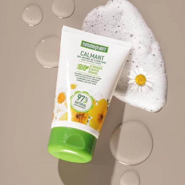 Cosmeplant Гель-пенка для умывания Успокаивающая Ромашка и Череда 150 мл - image 3