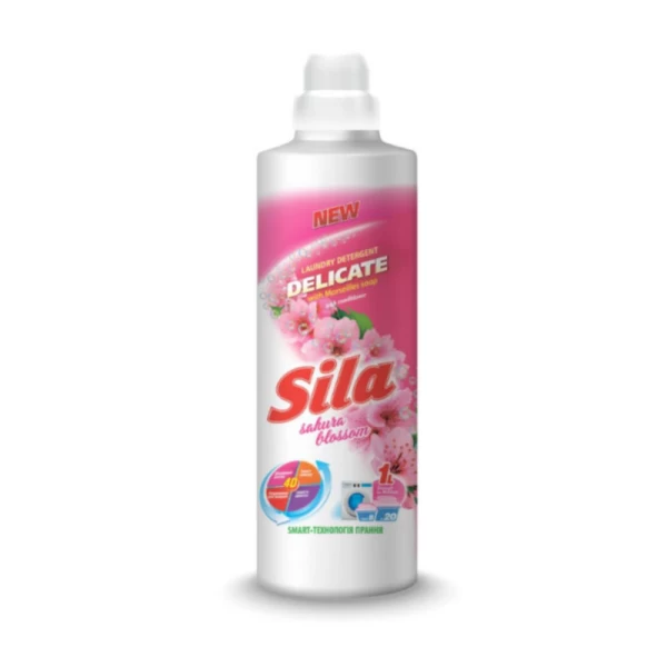 Sila detergent lichid 1 kg Delicate Sakura - image 1