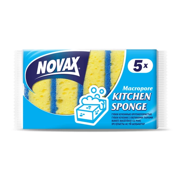 Novax NV Plus Burete de bucatarie MAXI Foam 5 buc econom 3618 - image 1