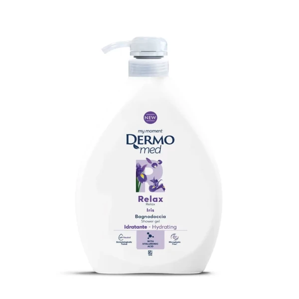 DermoMed Gel de dus 1L Talc si Iris - image 1