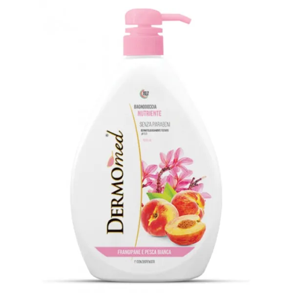 DermoMed Gel de dus 1L Plumeria si Piersica - image 1