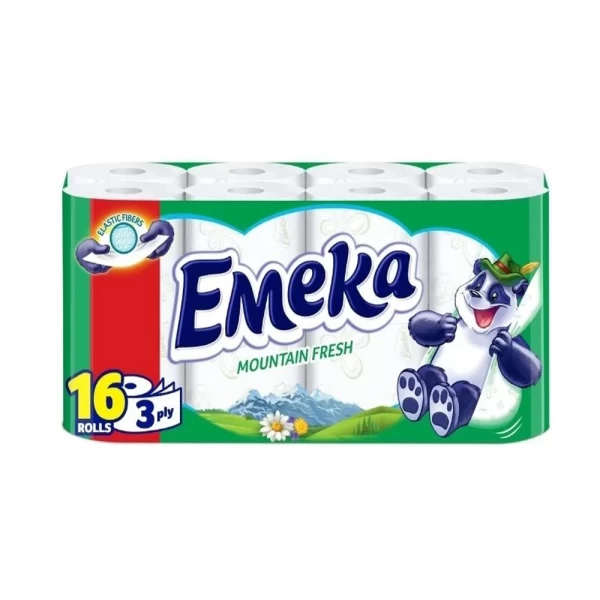 Emeka Hartie igienica, 3 straturi, 16 role Mountain Fresh - image 1