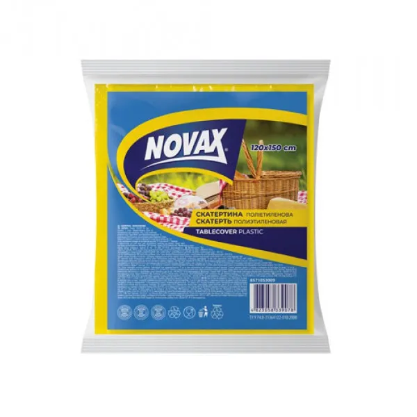 Novax Скатерть полиэтиленовая ассорти 120х150 см - image 1