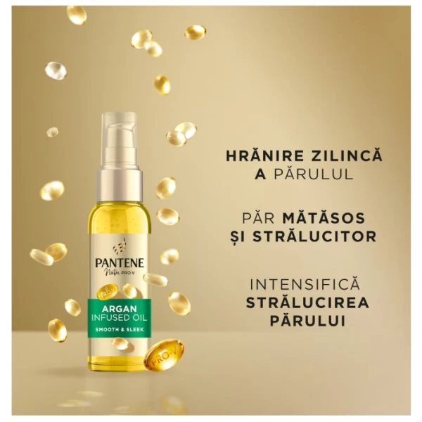 Pantene Ulei de par Argan Smooth & Sleek 100 ml - image 2