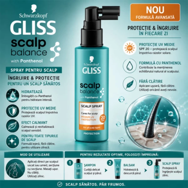 Gliss Спрей для кожи головы Scalp Balance, 100 мл - image 2