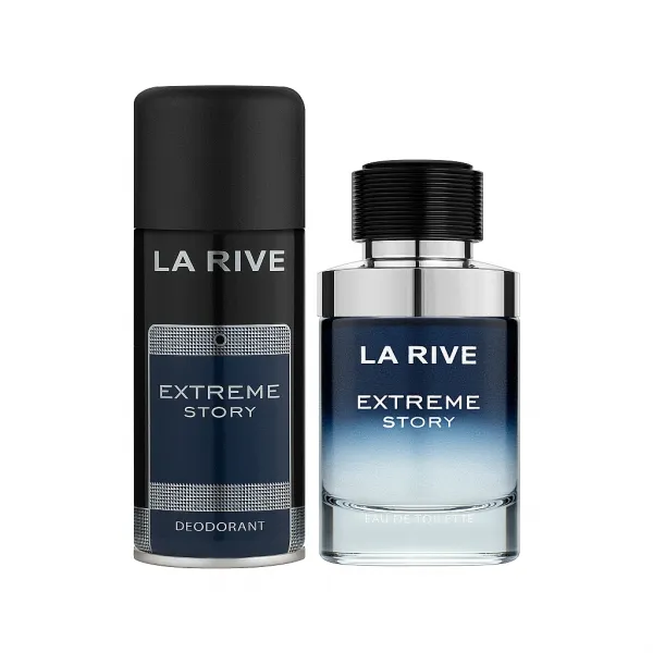 Set La Rive Men Extreme Story (apa de toaleta 75ml+deo 150cm3) - image 2