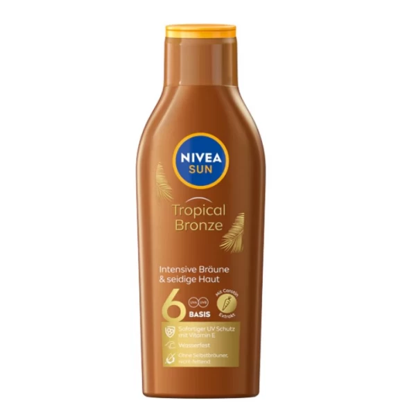 Nivea Sun Солнцезащитный лосьон с каротином FPS6, 200 мл - image 1