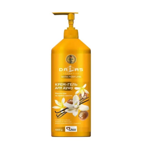 Dalas Crem-gel de dus 1000ml Ulei de Shi si vanilie - image 1