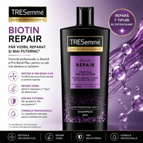 Tresemme Шампунь 650мл Repair and Protect восстанавливающий - image 2