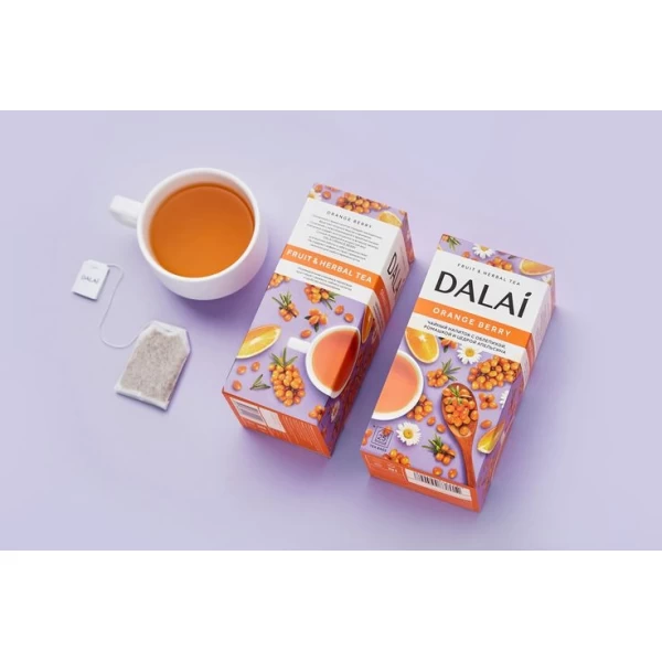 Dalai напиток фруктово-травяной Orange Berry 25 пак - image 3