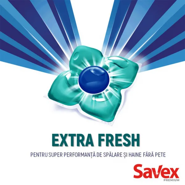 Savex Detergent capsule 56 buc Premium Fresh - image 3