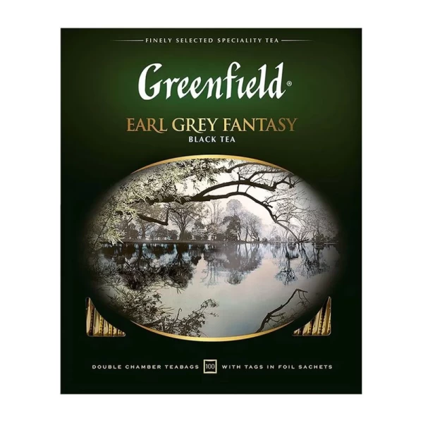 Greenfield Чай черный с бергамотом Earl Grey Fantasy 100p х 2г - image 1